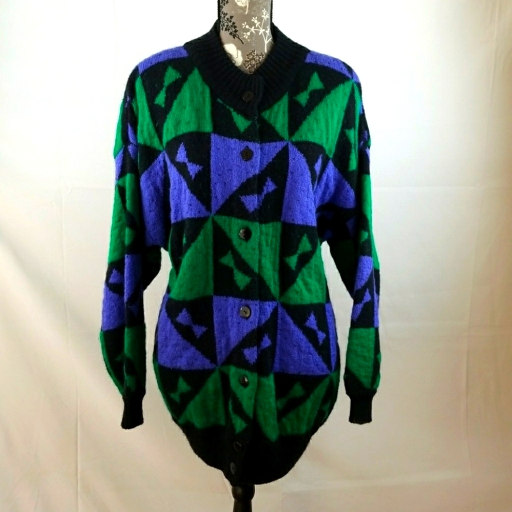 VINTAGE LILLY  of CALIFORNIA Sweater Coat